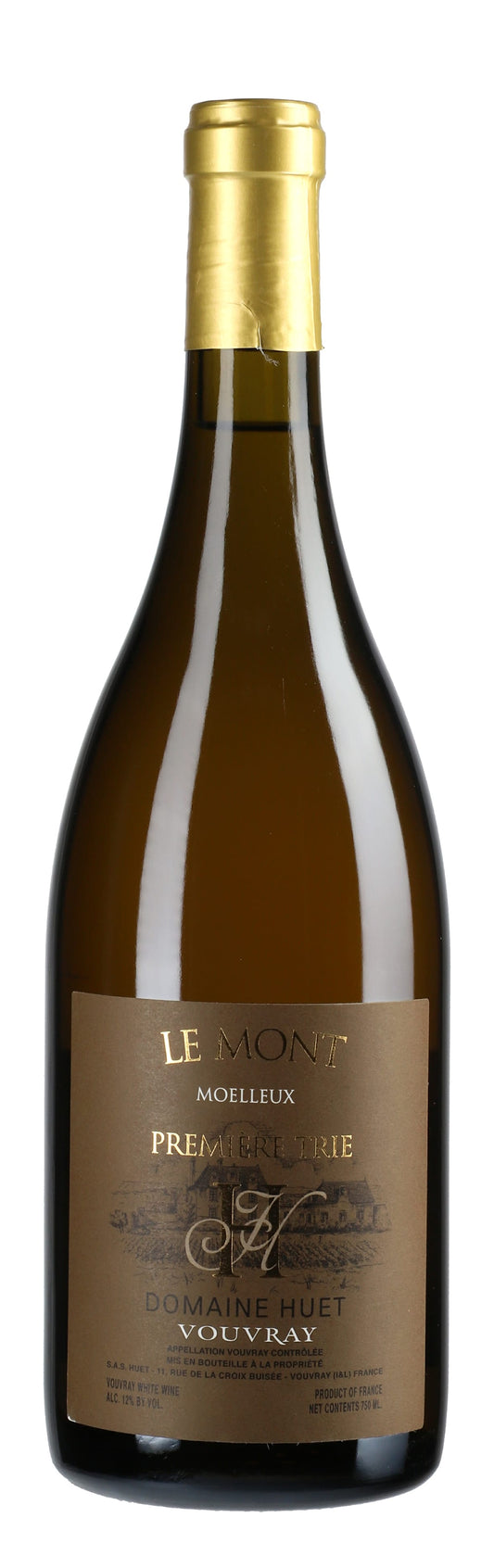 Domaine Huet Le Mont Moelleux Premier Trie 2020  Front Bottle Shot