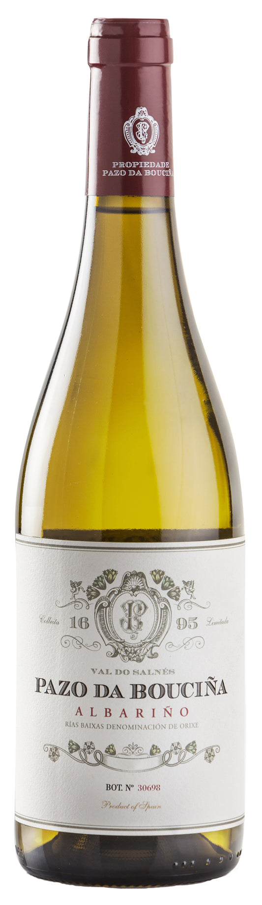 Adegas Arousa Pazo da Boucina Albarino 2023  Front Bottle Shot