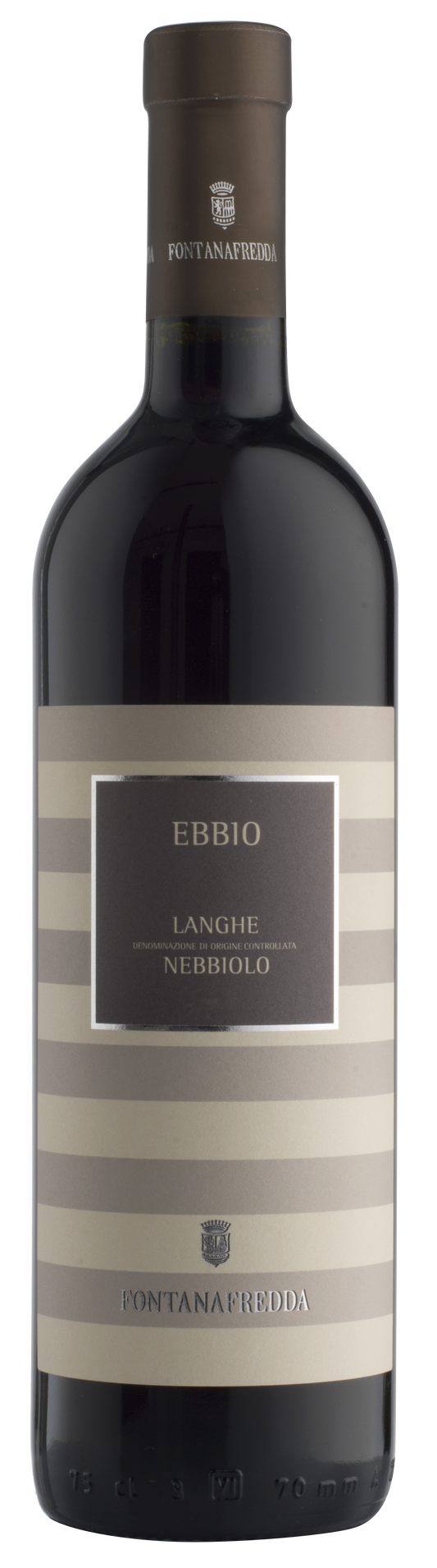 Fontanafredda Ebbio Nebbiolo 2021  Front Bottle Shot