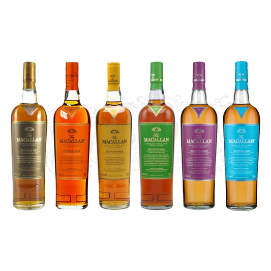 The Macallan Edition Series Full Lineup Collection Bundle Set