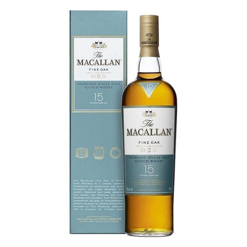 Macallan Fine Oak 15 Years Scotch 750ml