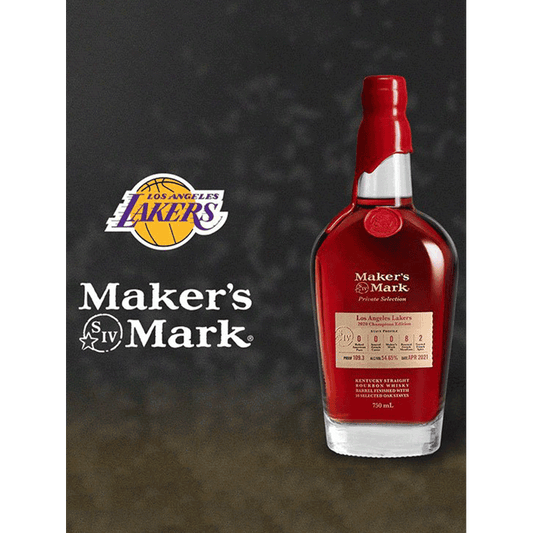 Makers Mark Los Angeles Lakers 2020 Champions Edition Bourbon Whiskey 750ml