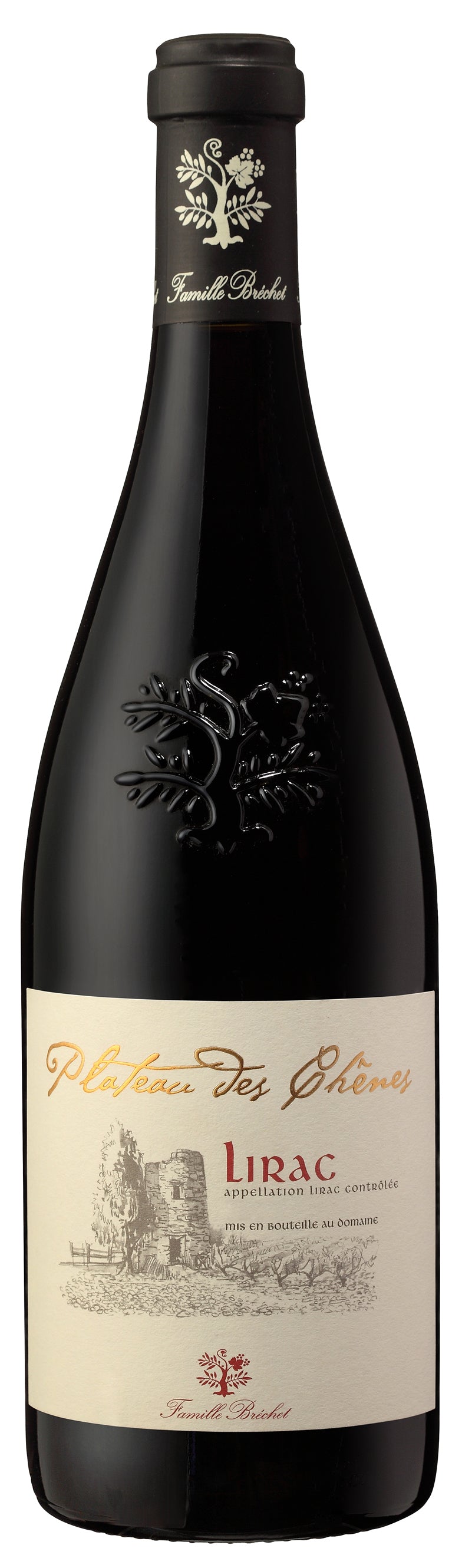 Chateau de Vaudieu Lirac Plateau des Chenes 2022  Front Bottle Shot