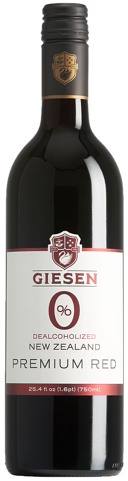 Giesen 0% Red Blend (Non-Alcoholic)  Front Bottle Shot