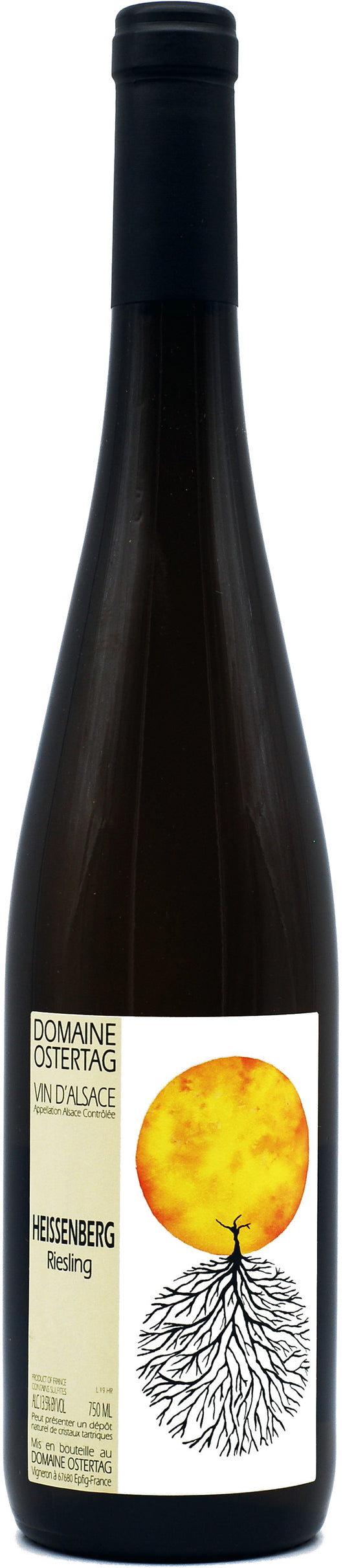 Ostertag Heissenberg Riesling 2021  Front Bottle Shot