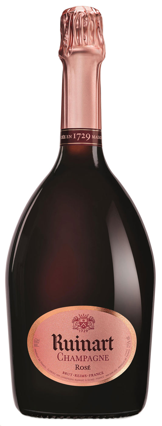 Ruinart Brut Rose Front Bottle Shot