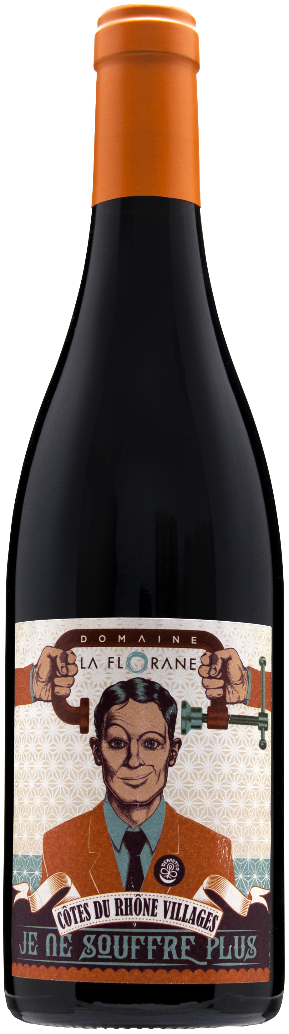 Domaine la Florane Cotes du Rhone Villages Je Ne Souffre Plus 2021  Front Bottle Shot