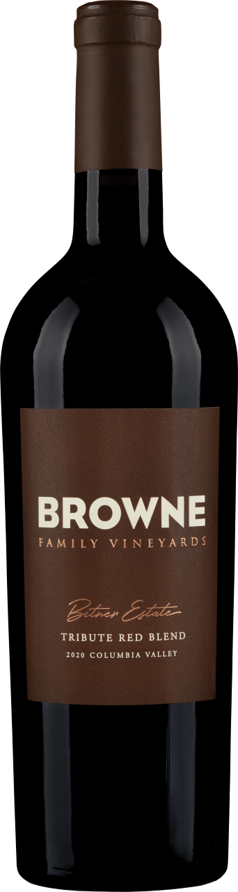 Browne Family Vineyards Bitner Estate Tribute Red Blend 2020  Front Bottle Shot