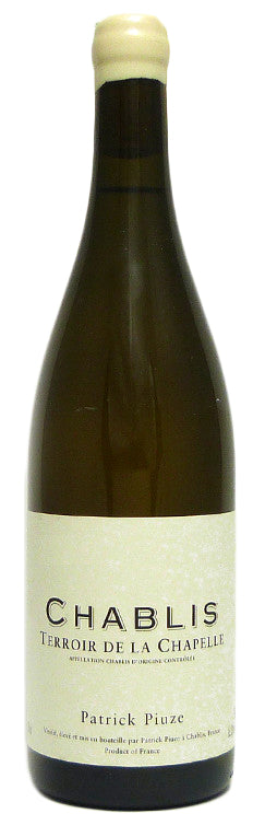 Patrick Piuze Chablis Terroir de la Chapelle 2021  Front Bottle Shot