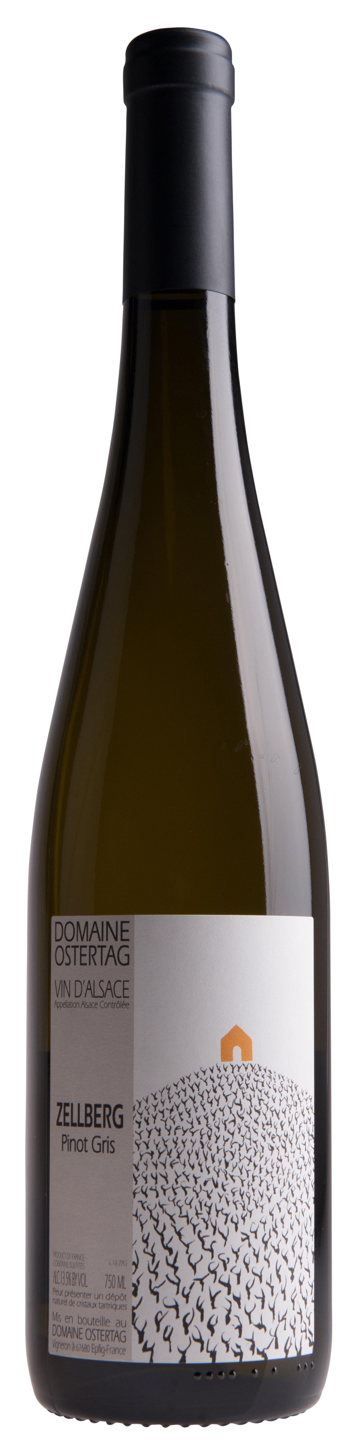 Ostertag Zellberg Pinot Gris 2020  Front Bottle Shot