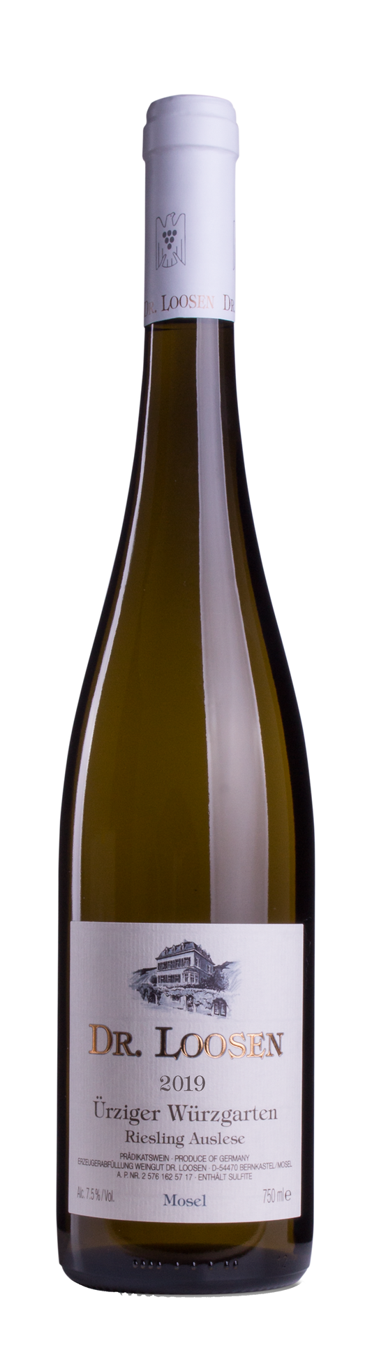 Dr. Loosen Urziger Wurzgarten Riesling Auslese 2019 Front Bottle Shot