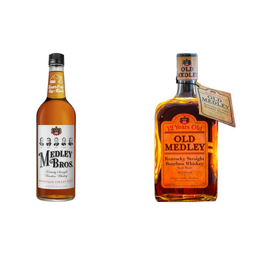Medley 4 Year Old & Old Medley 12 Year Old Kentucky Straight Bourbon Whiskey - Two-Pack
