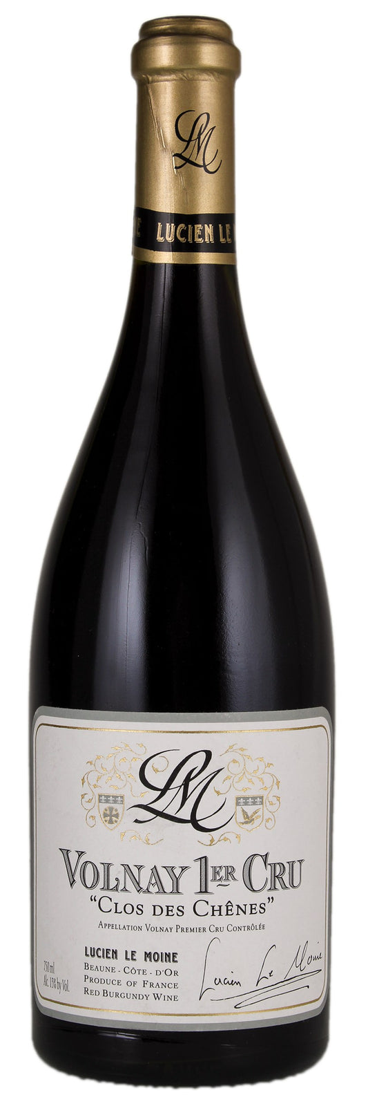 Lucien Le Moine Volnay Clos des Chenes Premier Cru 2022  Front Bottle Shot