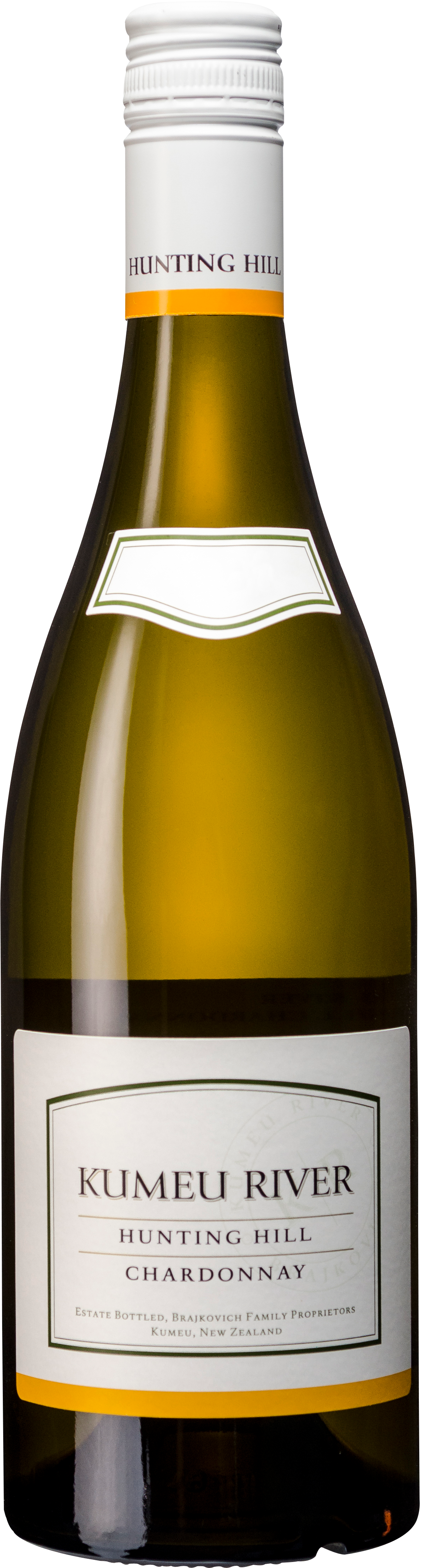 Kumeu River Hunting Hill Chardonnay 2022  Front Bottle Shot