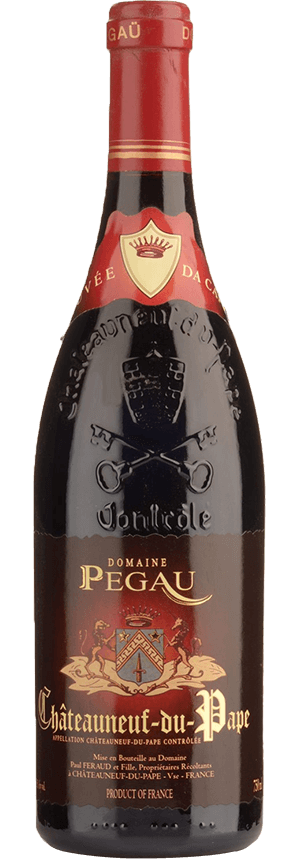 Domaine du Pegau Chateauneuf-du-Pape Cuvee Da Capo 2020  Front Bottle Shot