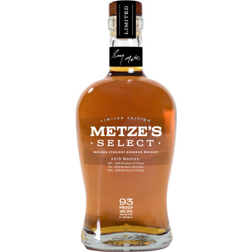 Metze's Select Indiana Straight Bourbon Whiskey 2015 Medley