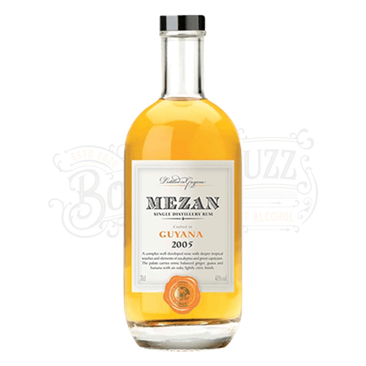 Mezan Single Distillery Rum Guyana 2005