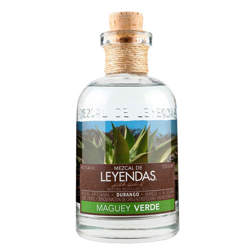 Mezcal de Leyendas Maguey Verde Durango