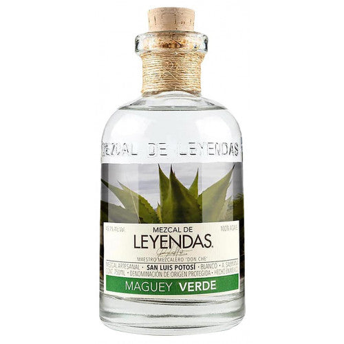 Mezcal de Leyendas Maguey Verde San Luis Potosi