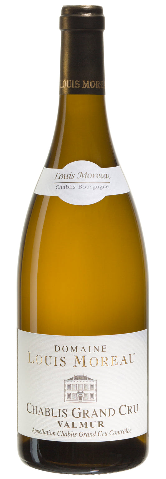 Domaine Louis Moreau Chablis Valmur Grand Cru 2021  Front Bottle Shot