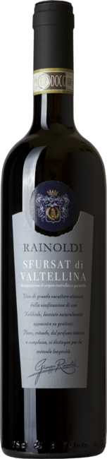 Aldo Rainoldi Sfursat di Valtellina 2019  Front Bottle Shot