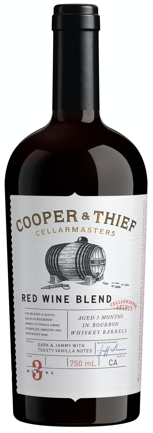 Cooper & Thief Bourbon Barrel Aged Red 2021  Front Bottle Shot