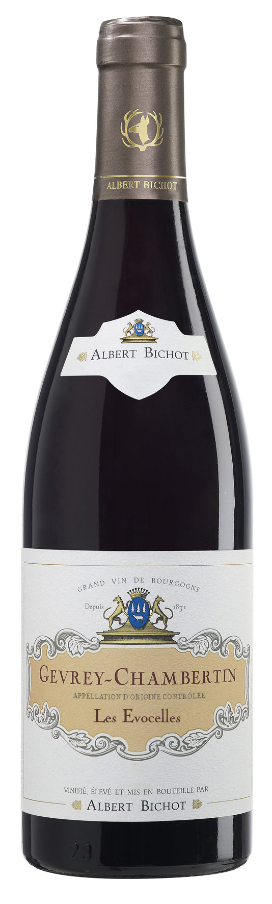 Albert Bichot Gevrey-Chambertin Les Evocelles 2019  Front Bottle Shot