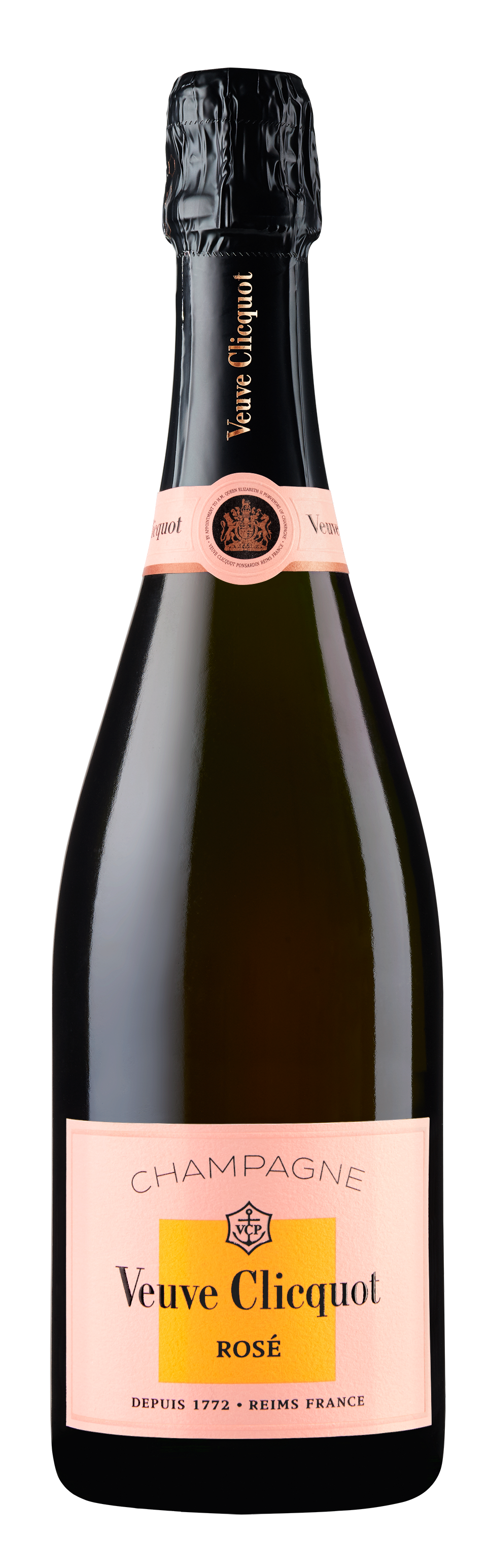 Veuve Clicquot Brut Rose  Front Bottle Shot