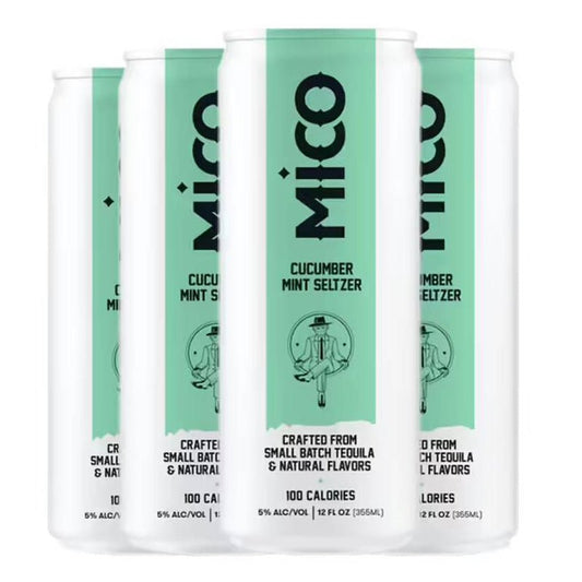 Mico Cucumber Mint Seltzer Tequila Cocktail 4/355ml
