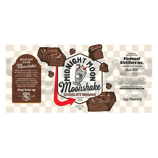 Midnight Moon Chocolate Brownie Moonshake 750ml