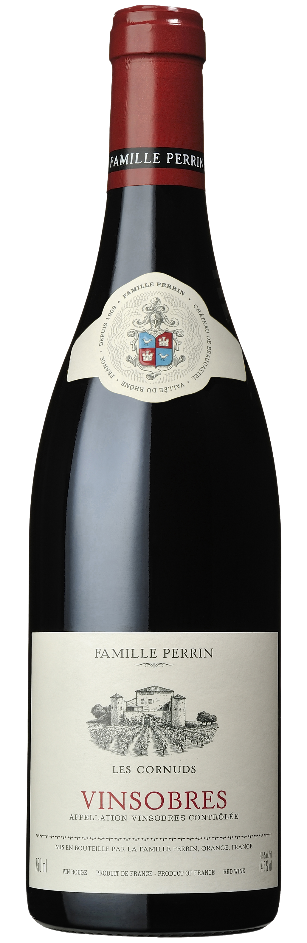 Famille Perrin Vinsobres Les Cornuds 2022  Front Bottle Shot