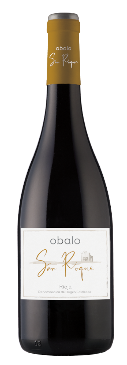 Bodegas Obalo San Roque Tempranillo 2021  Front Bottle Shot