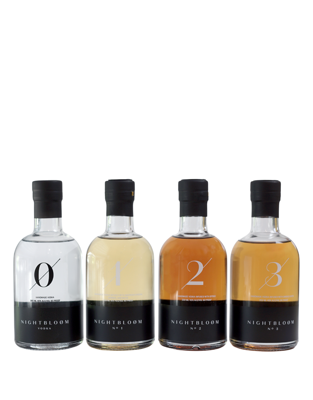 NIGHTBLOÃ˜M VODKA GIFT SET 200 ML