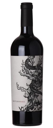 Mount Peak Rattlesnake Zinfandel 2021  Front Bottle Shot