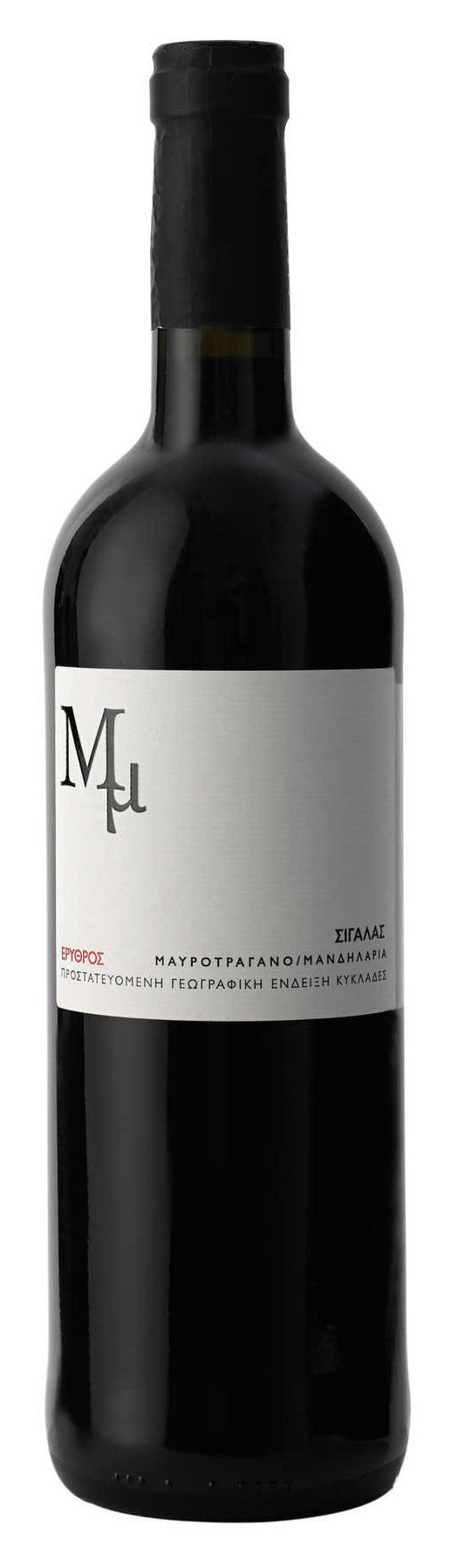 Sigalas Mm Mavrotragano-Mandilaria Red Blend 2022  Front Bottle Shot
