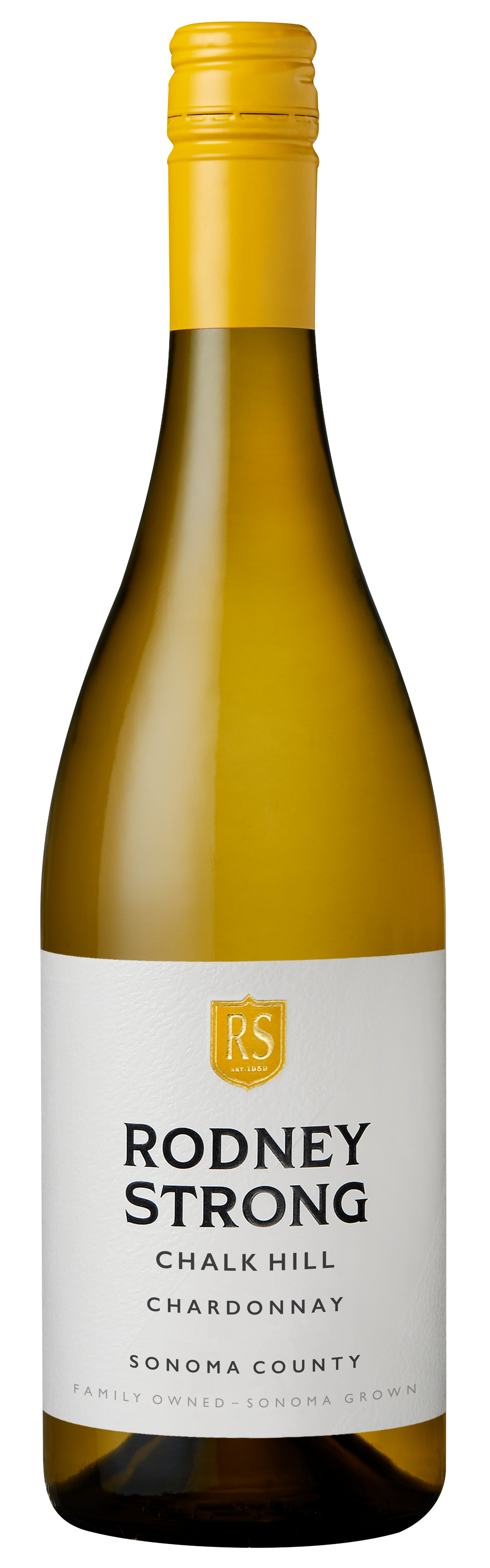 Rodney Strong Chalk Hill Chardonnay 2022  Front Bottle Shot