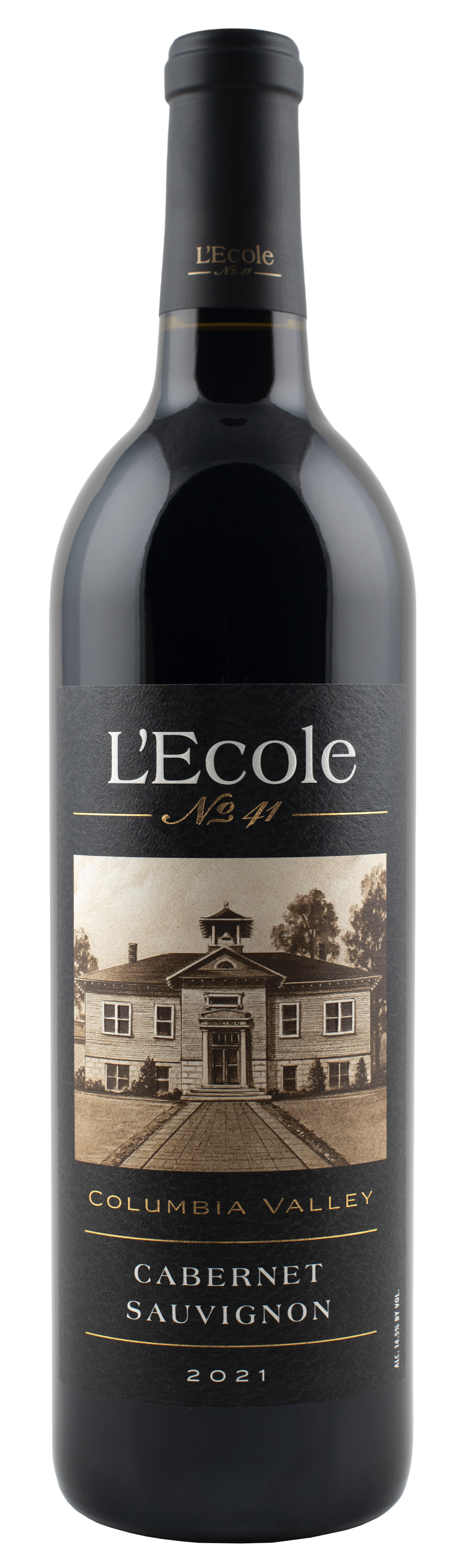 L'Ecole 41 Columbia Valley Cabernet Sauvignon 2021  Front Bottle Shot
