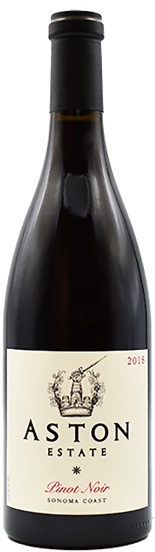 Aston Estate Pinot Noir 2018  Front Bottle Shot