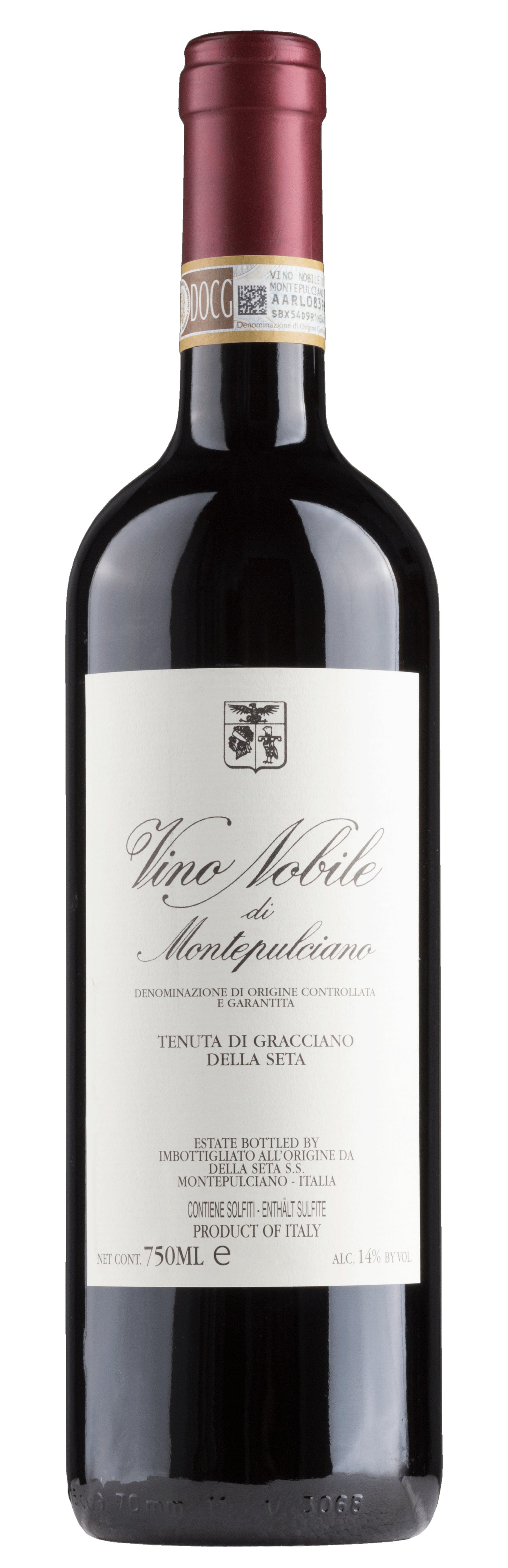 Tenuta di Gracciano della Seta Vino Nobile di Montepulciano 2020  Front Bottle Shot