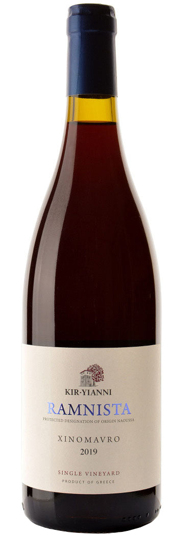 Kir-Yianni Ramnista Vineyard Xinomavro 2019  Front Bottle Shot