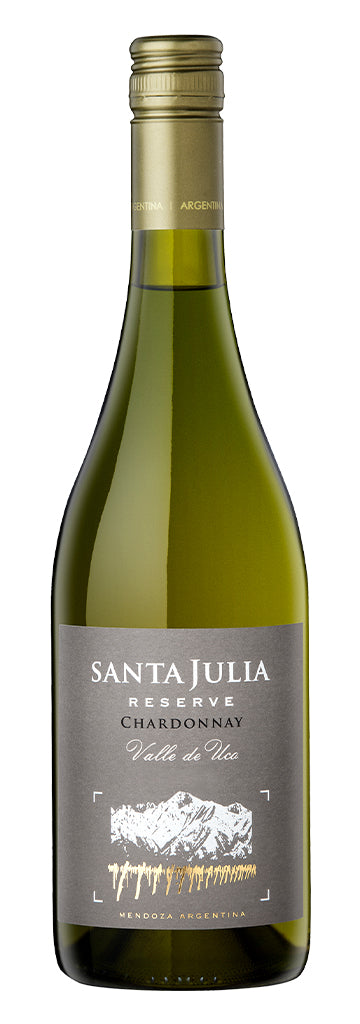 Santa Julia Reserva Chardonnay 2021  Front Bottle Shot
