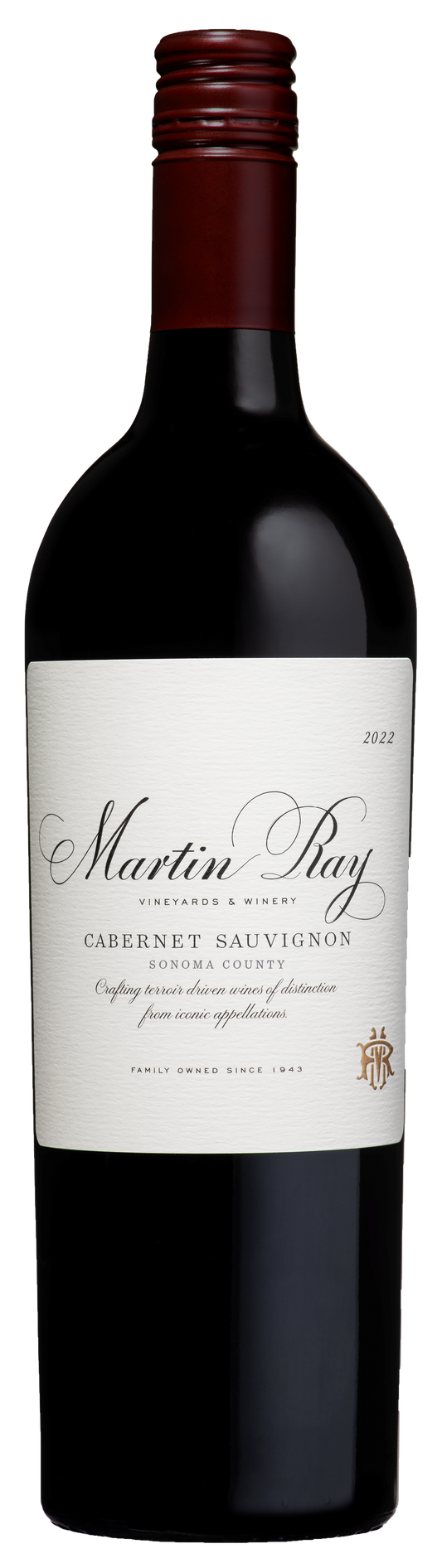 Martin Ray Sonoma County Cabernet Sauvignon 2022  Front Bottle Shot