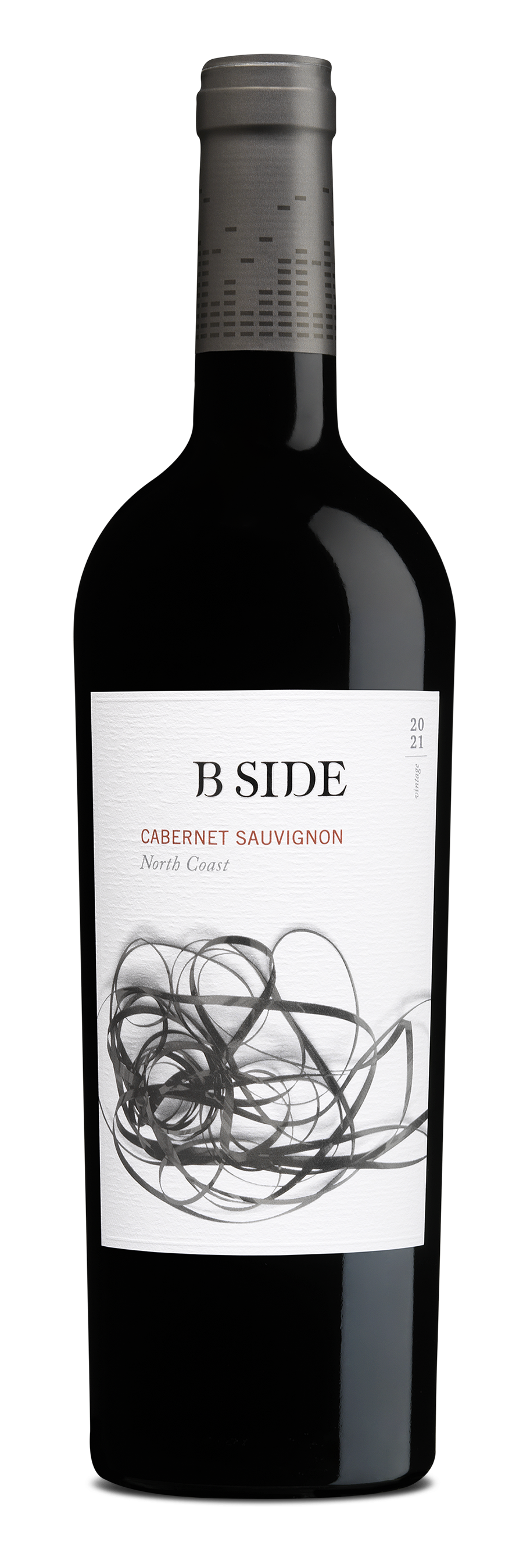 B Side North Coast Cabernet Sauvignon 2021  Front Bottle Shot