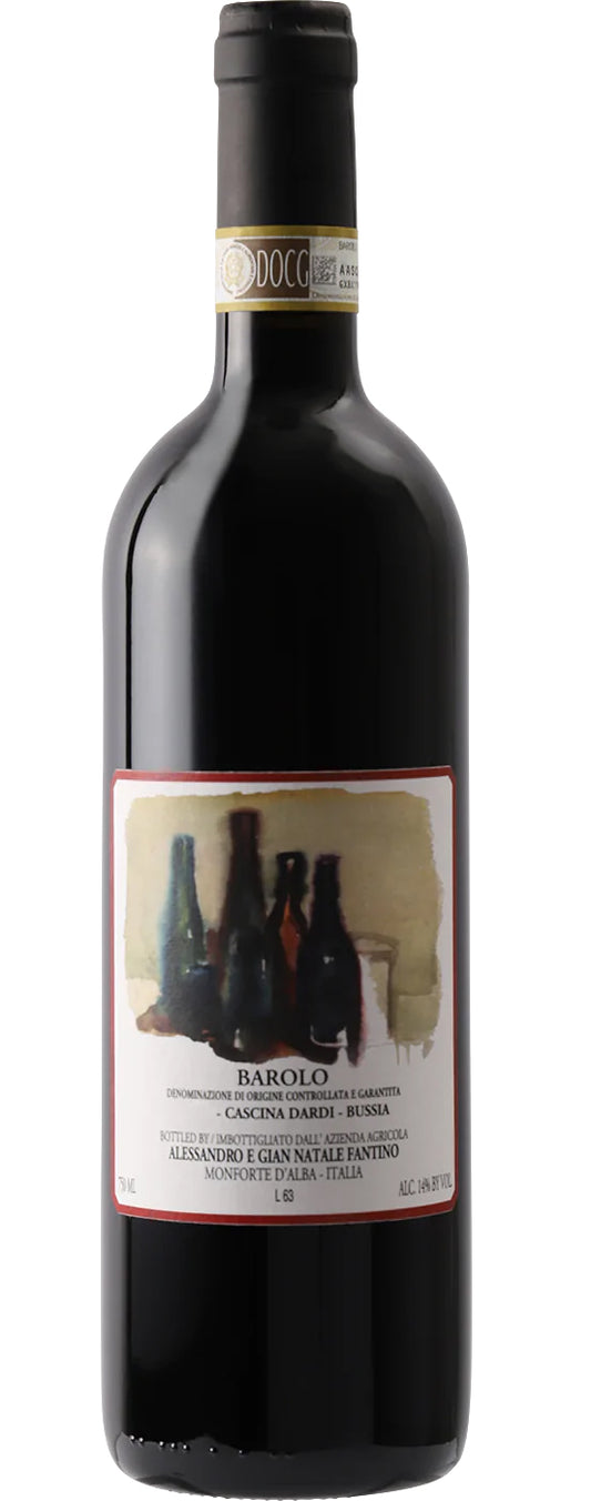 Alessandro & Gian Natale Fantino Cascina Dardi Bussia Barolo 2018  Front Bottle Shot