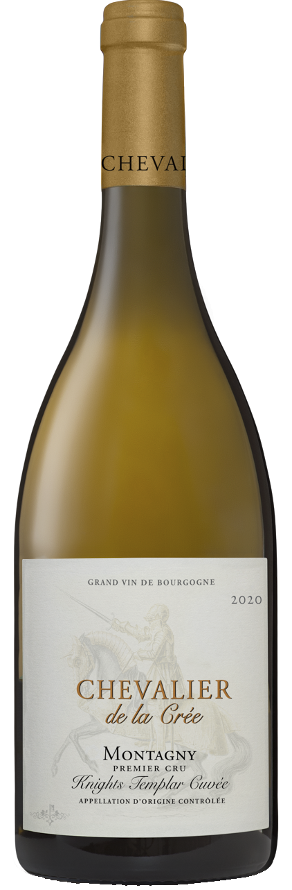 Chevalier de la Cree Montagny Knights Templar Cuvee Premier Cru 2020  Front Bottle Shot