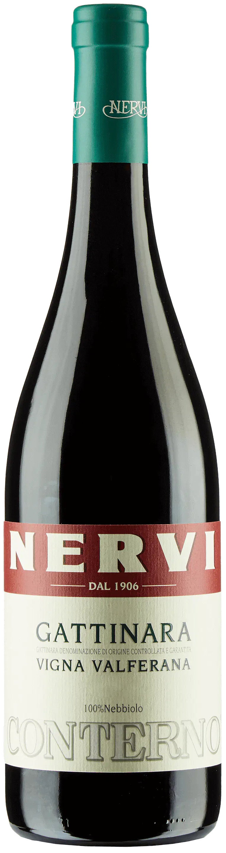 Nervi-Conterno Valferana Gattinara 2019  Front Bottle Shot