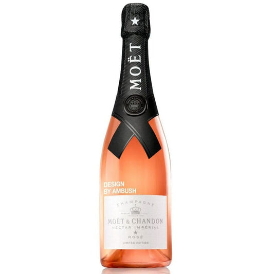 Moet & Chandon Nectar Imperial Rose Design By Ambush Champagne 750ml