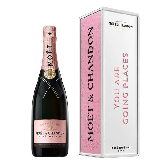 Moet & Chandon Rose Imperial You Are Going Places Champagne 750ml