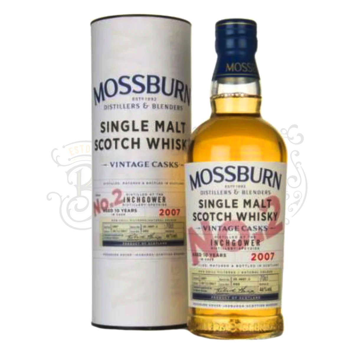 Mossburn Single Malt Scotch Inchgower Distillery Vintage Casks No. 2 10 Yr