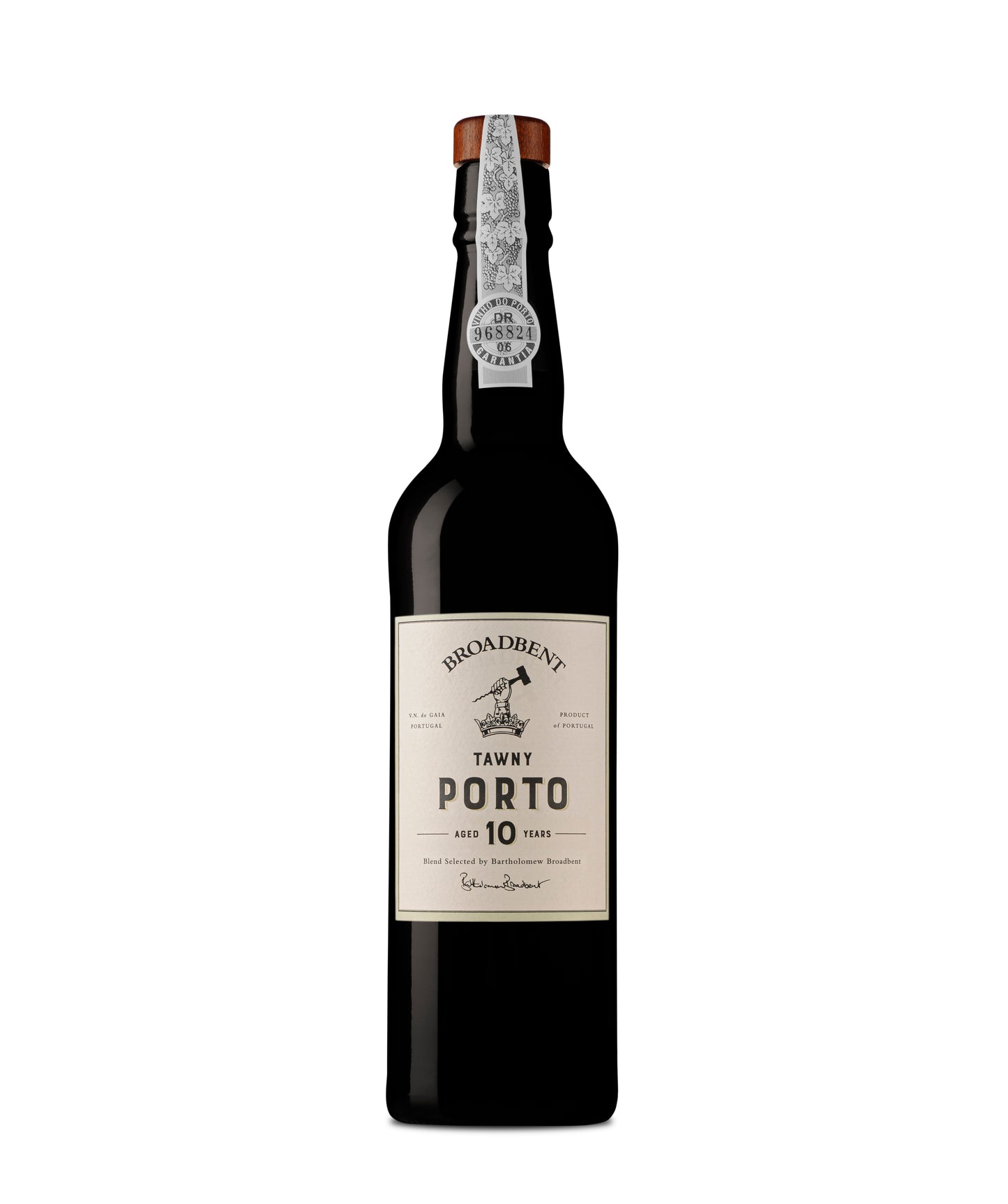Broadbent 10 Year Tawny Port  Front Bottle Shot